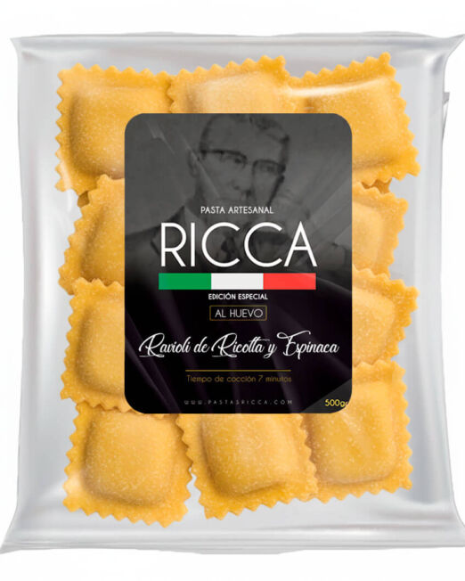 Ravioli Ricota Espinaca